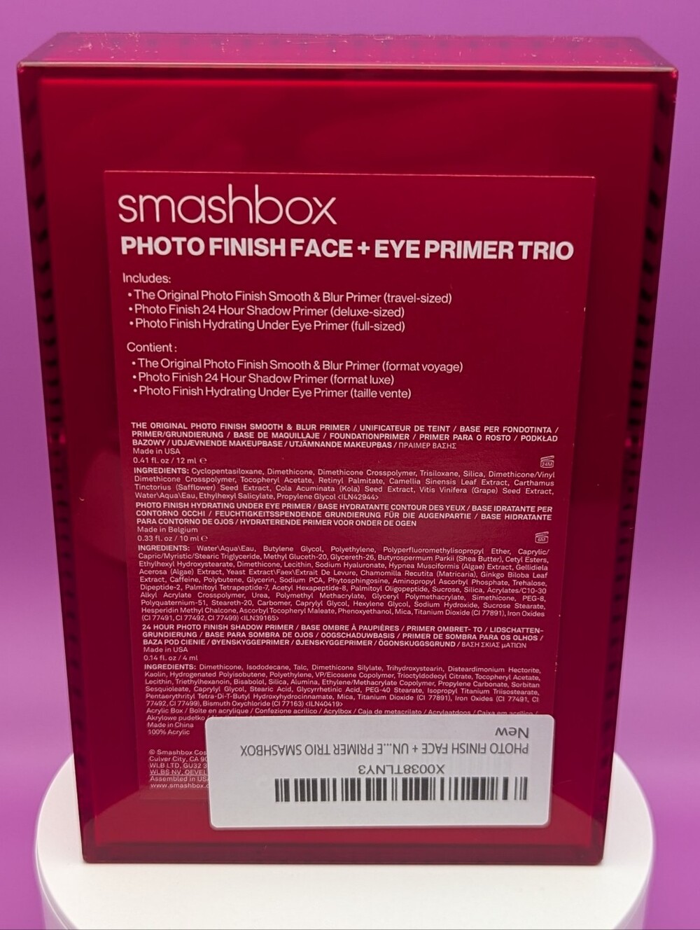 Smashbox Photo Finish Face & Eye Primer Trio-Under Eye Gently Used-Others New - Picture 2 of 8